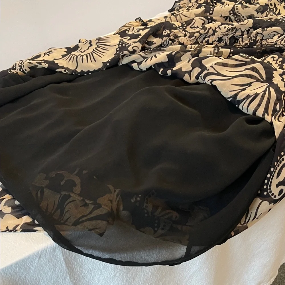 NWT Love The Label Alani Richmond Floral Tiered Maxi Skirt Medium